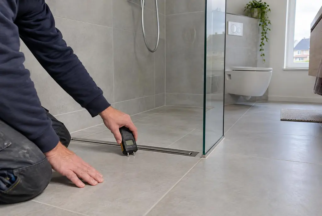 Lekdetectie Hillegom – badkamer in een nieuwbouwwoning